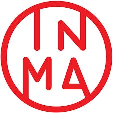 logo rouge circulaire avec les lettres INMA au centre, pour Institut National des Métiers d’Art